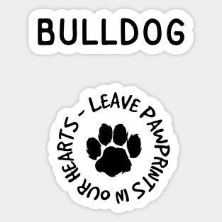 Bulldog Owner Gift Sticker